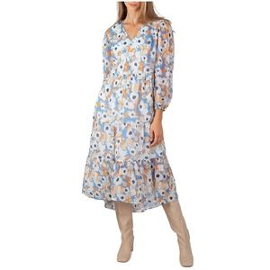 Joie Floral Tiered Maxi Dress, Size XXL New w/Tag Retail $178.00